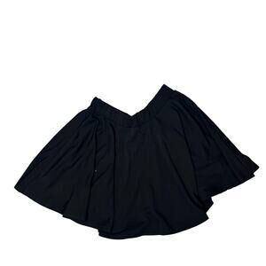 𐙚⋆°｡⋆♡ Women's Clothes Plus Size Extra Large Black Skater Skirt (D-XL-JXIKH)